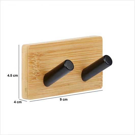 Cârlig autoadeziv STIKY, 2 cârlige, 9 x 4,5 cm