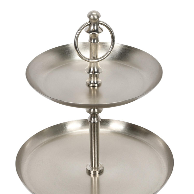 Platou metalic cu 3 niveluri, 50 cm