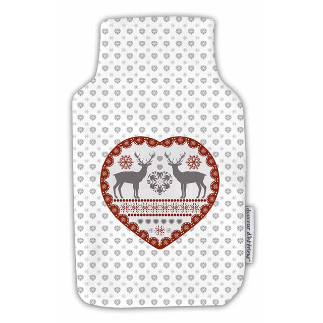 Husa pentru sticla de apa cu imprimeu MONTAGNE