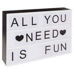 Cadru CINEMA iluminat - dimensiune A4, LED