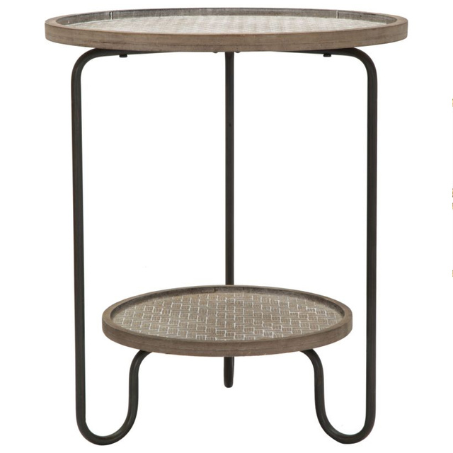 Masuta de cafea cu raft, 48 cm