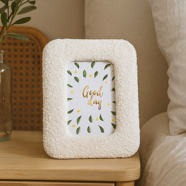 Ramă foto boucle TOD, 17 x 22 cm