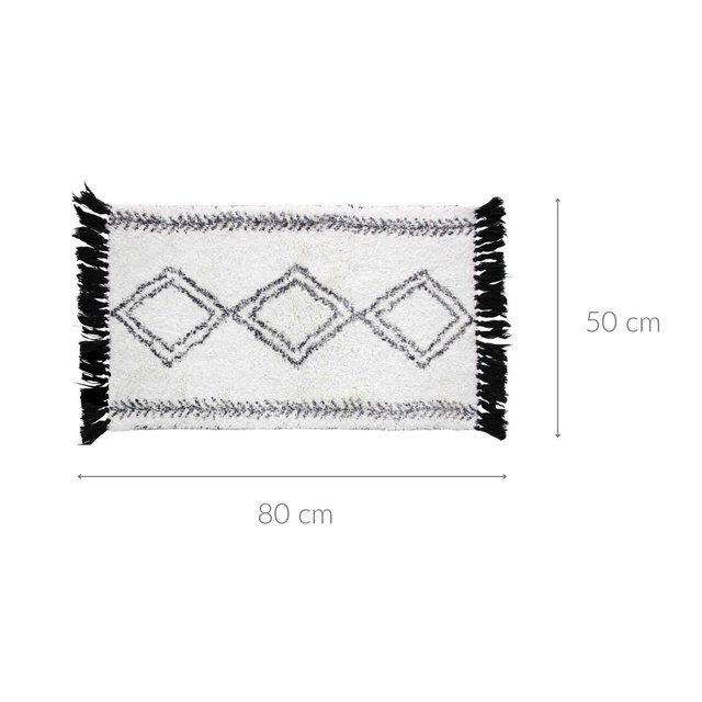 Covoras baie FREYA, bumbac, 50 x 80 cm
