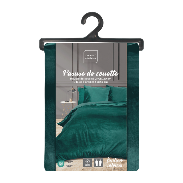 Set lenjerie de pat din satin VELINA, 240 x 220 cm