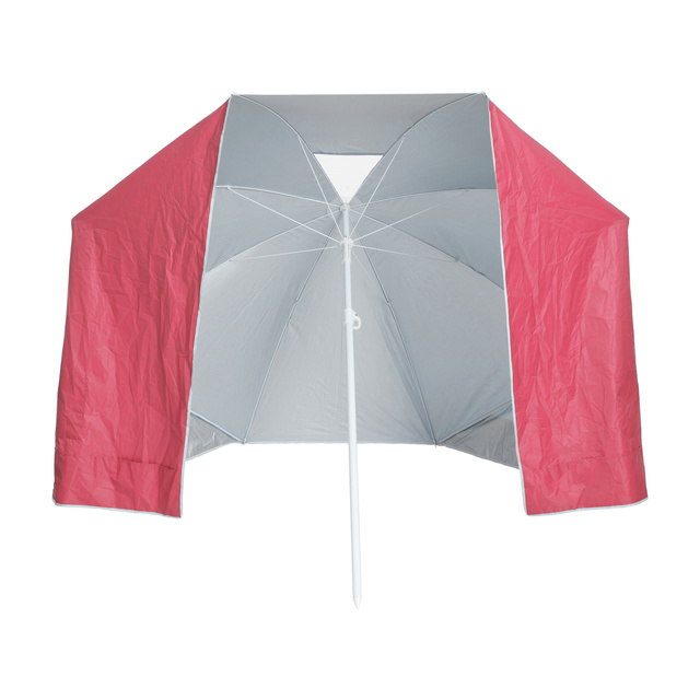 Umbrela de plaja pliabila - paravan, 2in1
