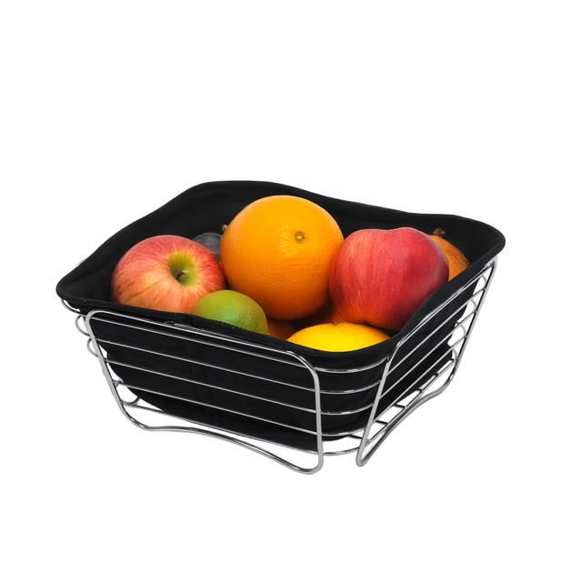 Coș de pâine, fructe, inox, 26 x 26 x 11 cm, Kesper