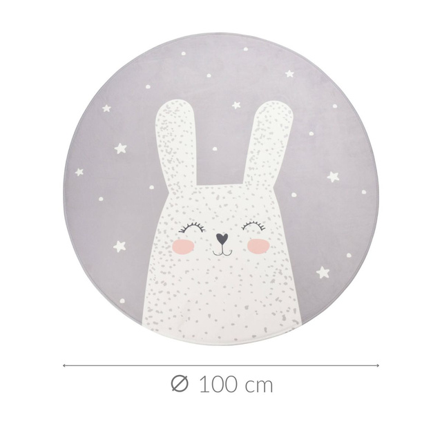 Covor copii Ursul alb, rotund, Ø 100 cm