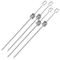 Bete pentru frigarui din otel inoxidabil, set de 4