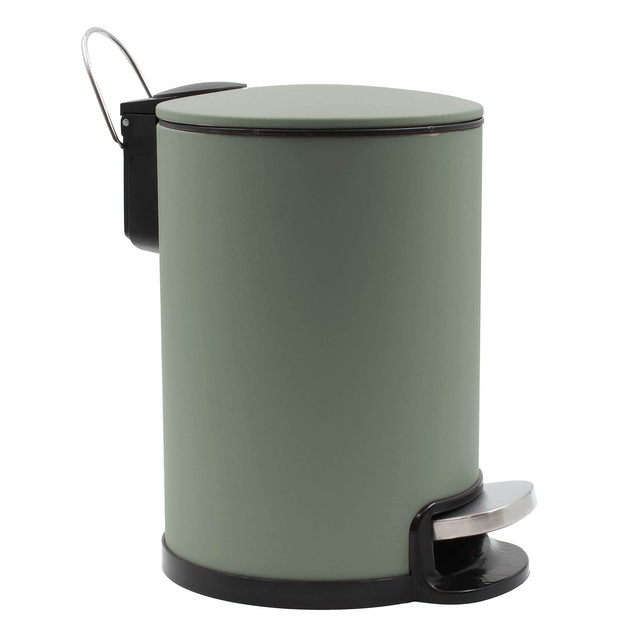 Coș de gunoi de baie cu închidere moale, 3 l, METALINE