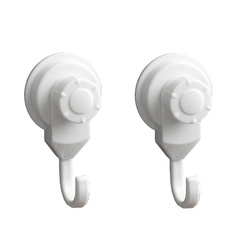 Set cârlige montate pe ventuză, 2 buc.