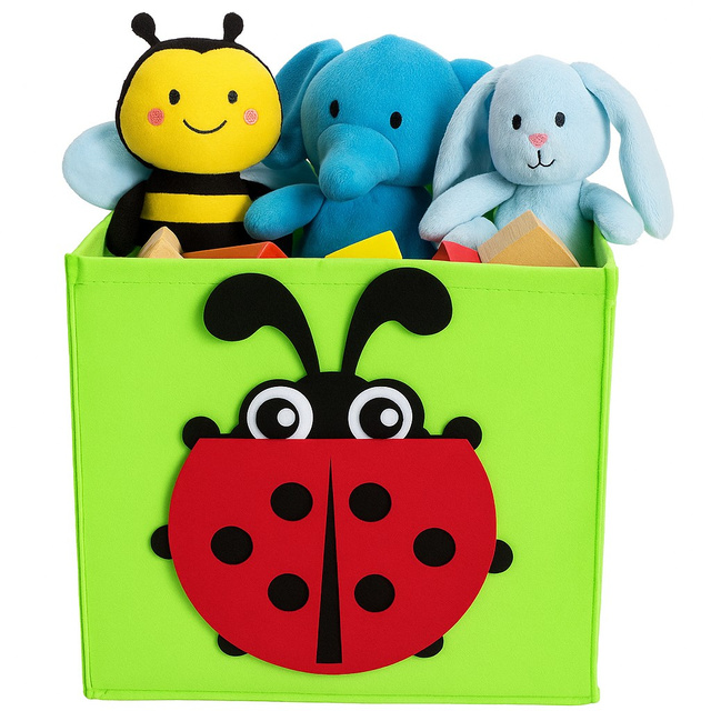 Cutie de jucării din fetru MOLKI, 30 x 30 x 30 cm