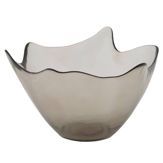 Bol decorativ din sticla reciclata, Ø 30 cm