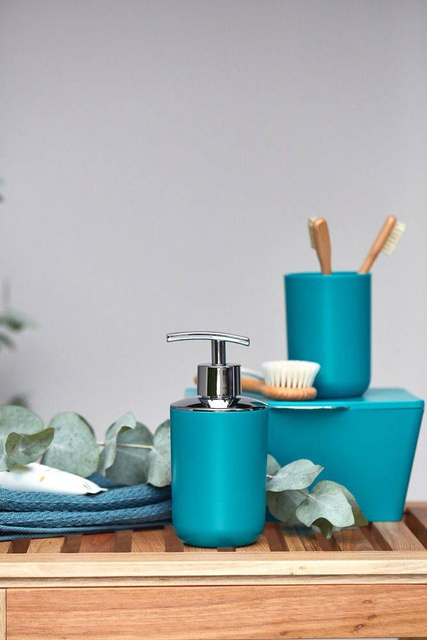 Dispenser de săpun BRASIL, 320 ml, WENKO, turcoaz