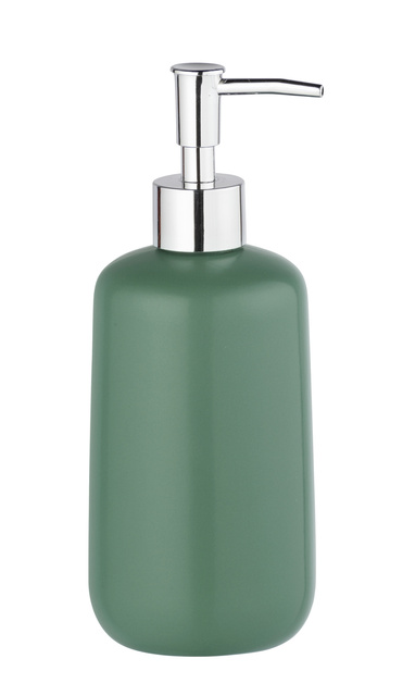 Dozator de sapun, ceramica, 20 cm, verde, Allstar