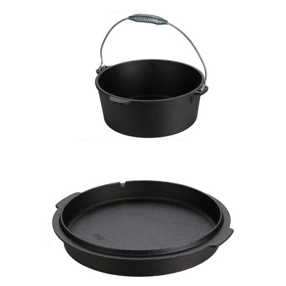 Oala pentru gratar din fonta, ceaun, Ø 25 cm