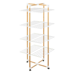 Suport vertical pentru uscat haine modular, 69 x 68.5 x 175 cm
