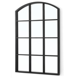 Oglindă într-un cadru de fereastră cu arc, 76 × 52 cm
