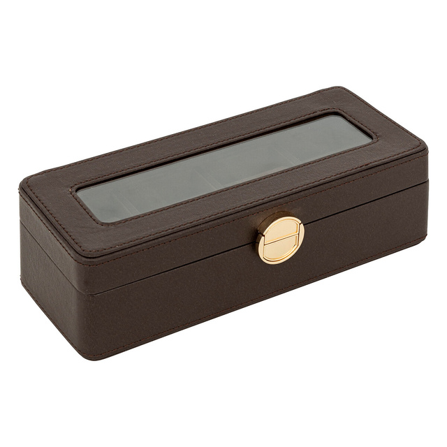 Cutie pentru ceasuri Jule lungime 26 cm cu 4 compartimente