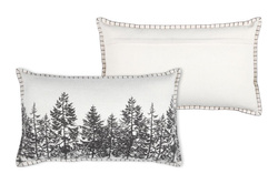 Perna decorativă LANDRY cu brăduți, 35 x 60 cm