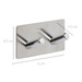 Cârlig autoadeziv STIKY+, 2 cârlige, oțel inoxidabil, 9 x 3,5 x 4,5 cm