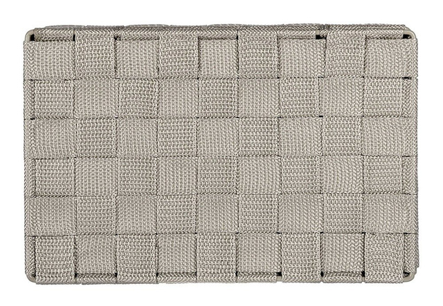 Organizer cu capac ADRIA, recipient pentru baie, WENKO, gri închis