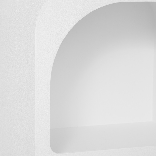 Raft de perete alb SOLEYA, 40 x 30 x 55 cm