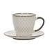 Cana pentru cafea sau ceai cu farfurioară DUNE, 210 ml