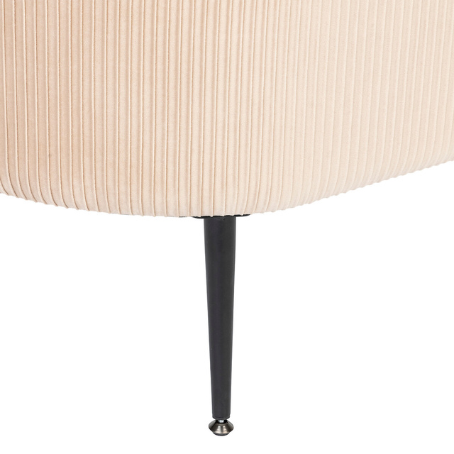 Bancă cu spațiu de depozitare Solaro catifea bej