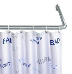 Bara universală pentru perdea de duș, Ø 2 cm, crom, WENKO, argintie