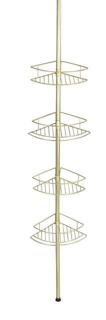 Raft telescopic pentru duș DOLCEDO, 4 niveluri, WENKO, maro