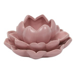 Suport pentru canapea floare de lotus din porțelan, 12,5 x 13 x 6,5 cm