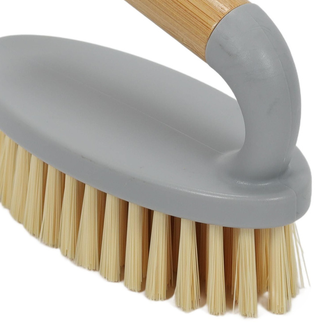 Perie cu maner din bambus, 14 x 16 x 11 cm