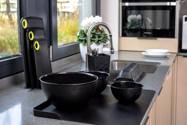 Suport farfurii, capace, 30 x 13 cm, BIO