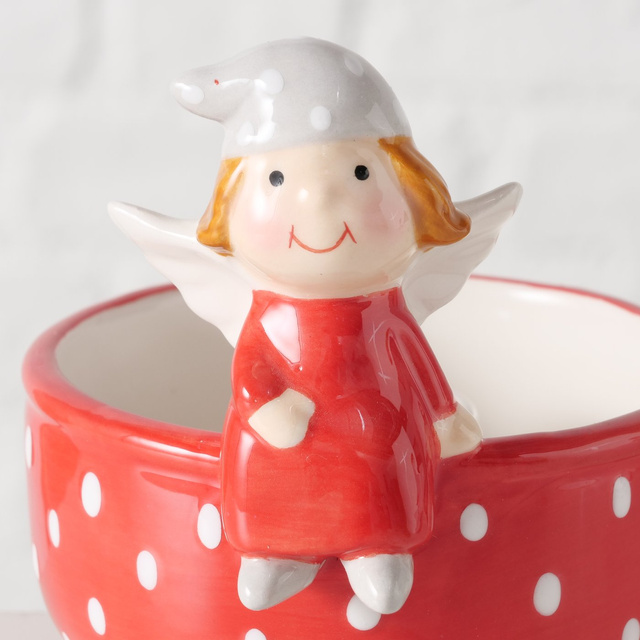 Candelabru cu îngeraș pentru o singură lumânare MALENA