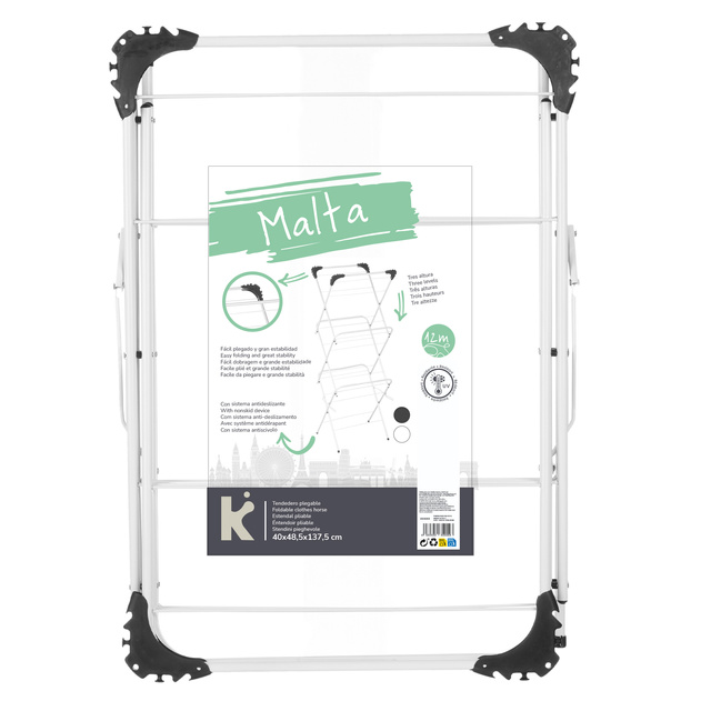 Uscător de rufe PLASTIWOOD, 80-140 x 57 x 165 cm