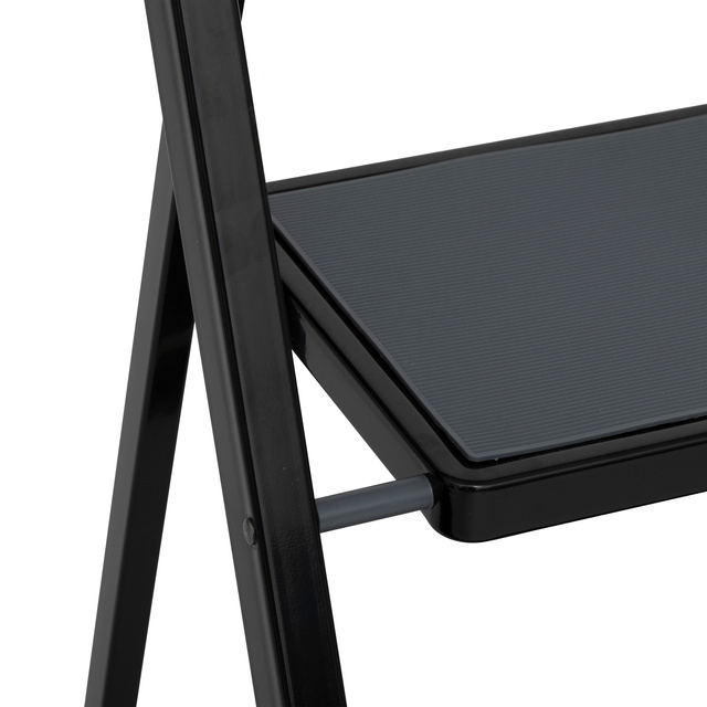 Scară metalică cu 2 trepte, 55 × 81 cm