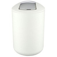 Coș de gunoi BRASIL, 6,5 l, WENKO, alb