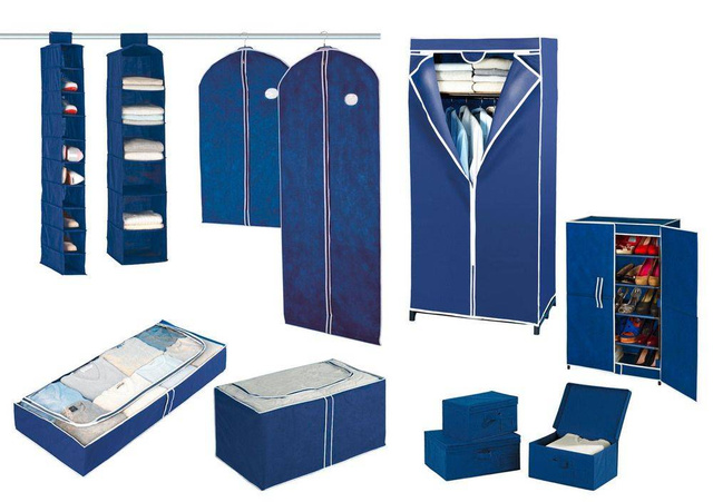 Husa pentru lenjerie de pat, haine Jumbobox AIR, 91 x 53 x 48 cm - 2 bucati in set, WENKO