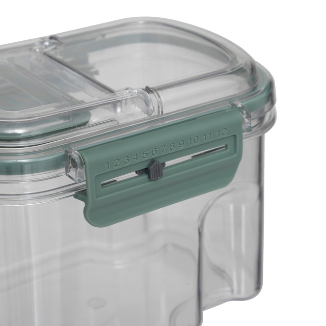 Cutie dreptunghiulară dublă Neo PET 0,6L