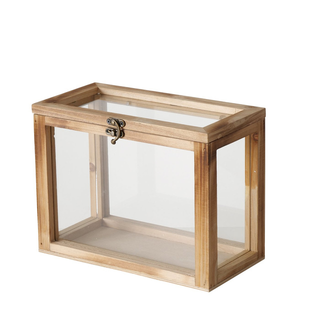 Set 2 cutii inchise din lemn Malek