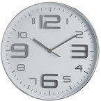 Ceas de perete Modern Modern, Alb