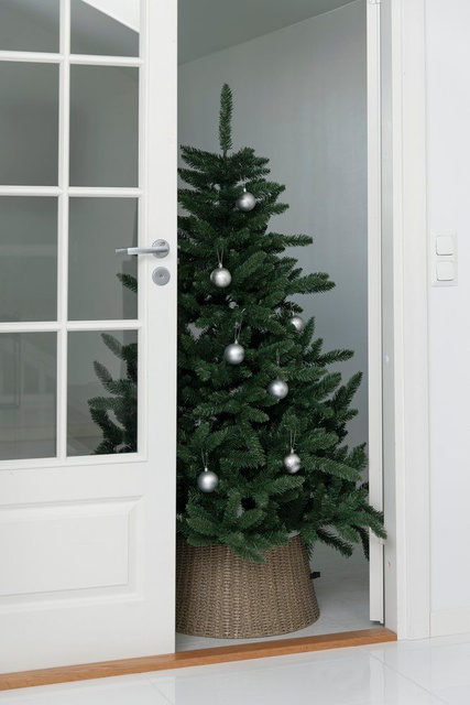 Husă pentru suportul de brad, 50 x 25 cm, imitație de ratan