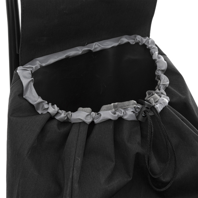 Cărucior de cumpărături pe roți, gri