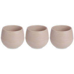 Ghivece de flori cu auto-udare, plastic, 3 buc, Ø 10 cm