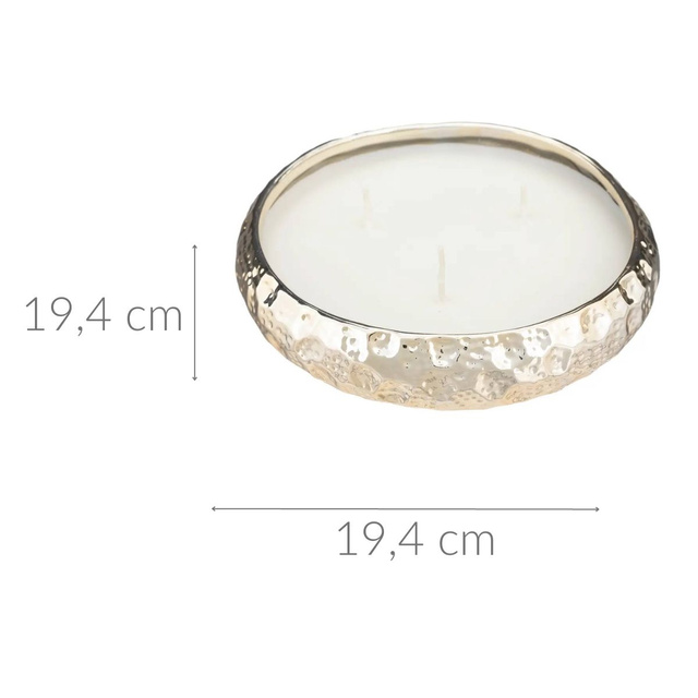 Lumanare parfumata intr-un bol ceramic, Ø 20 cm