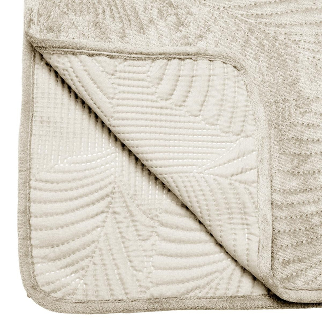 Cuvertură IV, catifea, bej, 240 x 260 cm