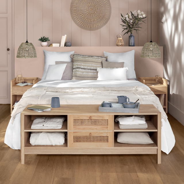 Lampa din iarbă de mare JADA, lampă conică, Ø 28,5 cm