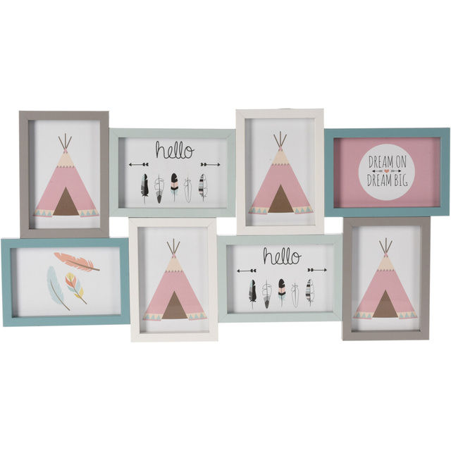 Rama foto 10 x 15 cm, MDF, colorat