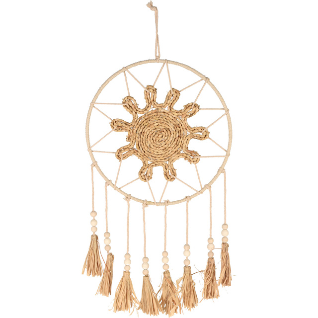 Decoratiune pentru perete, prinzator de vise, bumbac, 31 x 65 cm