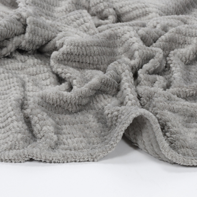 Pătură din flanel 160 x 130 cm, gri